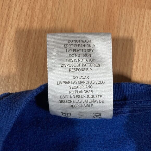 Disney Stitch Christmas Sweatshirt 'Merry Stitchmas'  (Small/3/5) Lights WORK - Picture 4 of 5